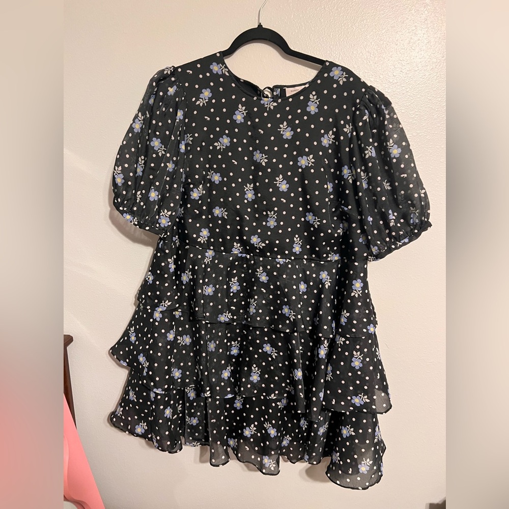 Floral Mesh Dress